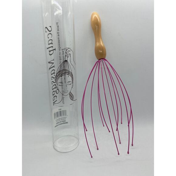 Scalp Massager Pink - Picture 3 of 3